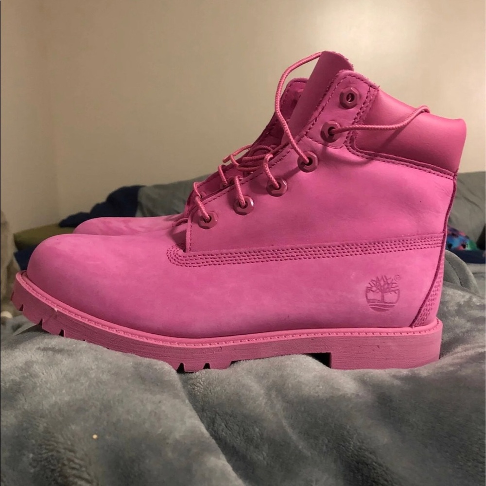 Pink Timberlands